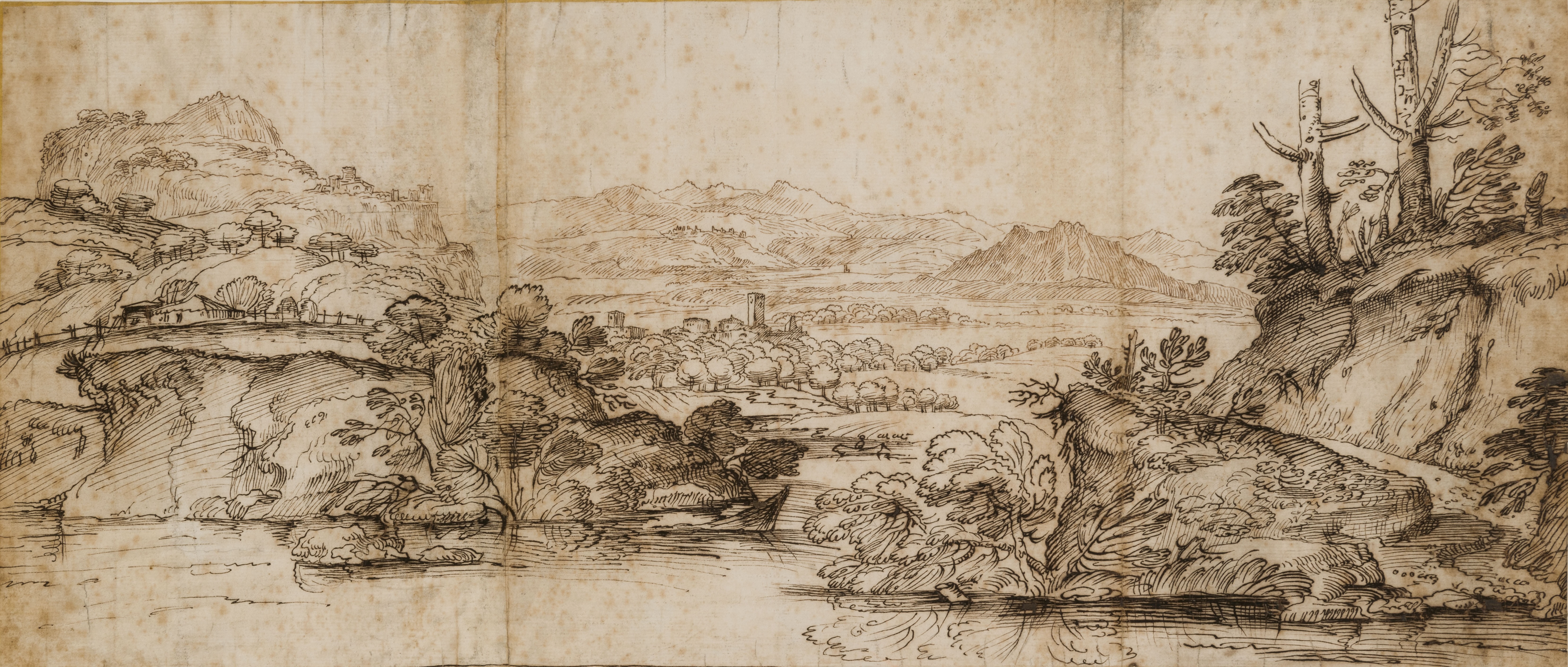 An Extensive River Landscape